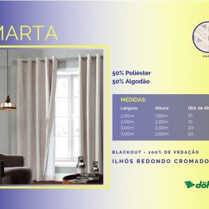 GA Decorações Rio de Janeiro Cortina Marta Ilhós Redondo Cromado