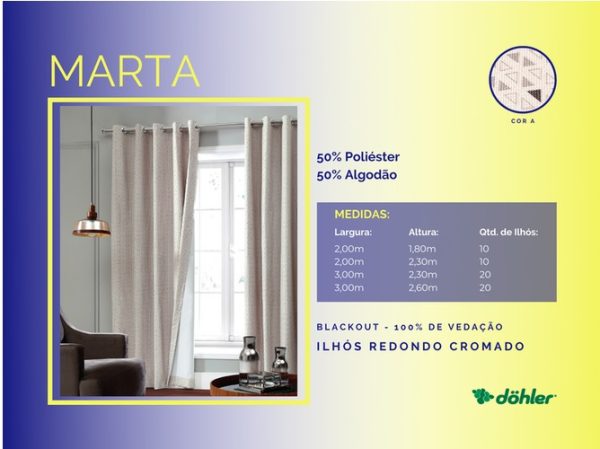 GA Decorações Rio de Janeiro Cortina Marta Ilhós Redondo Cromado