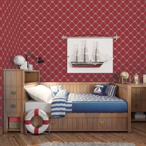 GA Decorações Rio de Janeiro DEALVILLE-LACO-G23347-VERMELHO-AMBIENTADO