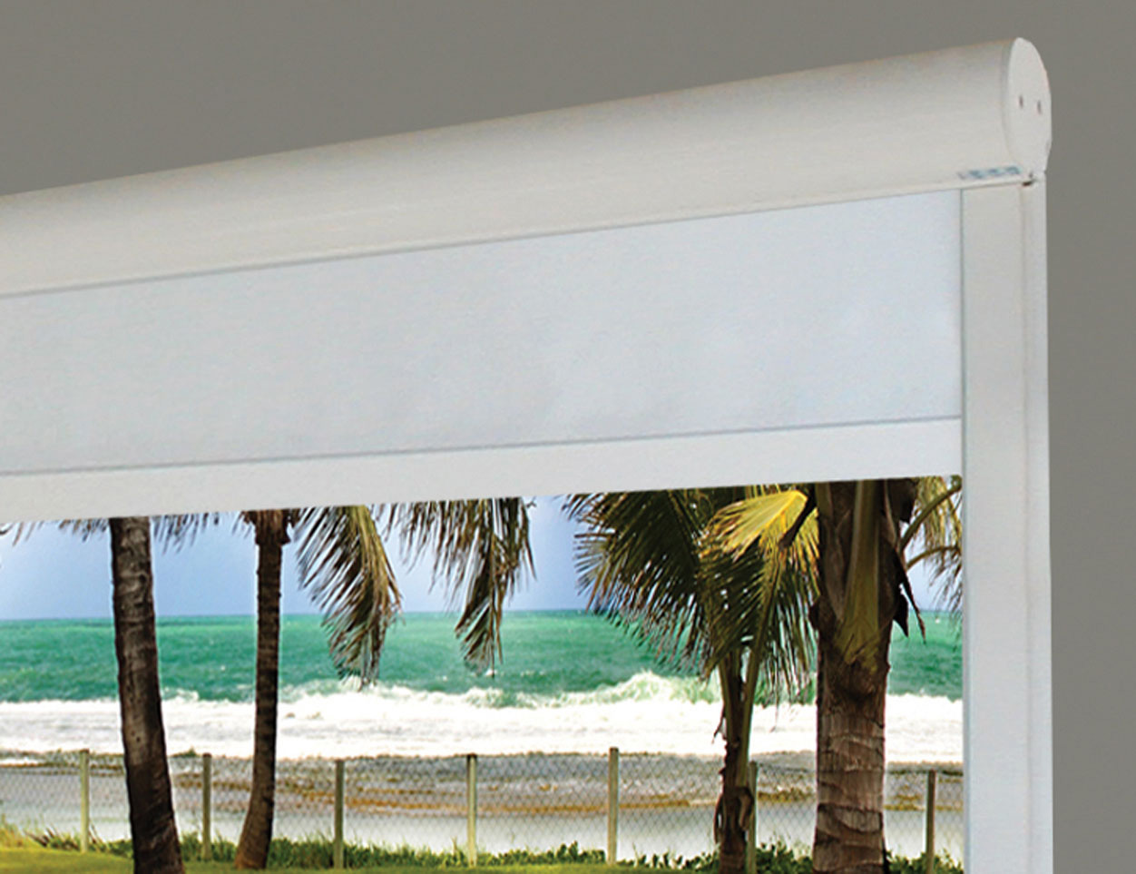 TOLDOS DE FACHADA VERTICAL ZIPLINE VERTICAL ZIPLINE 110 REDONDO - Imagem 3