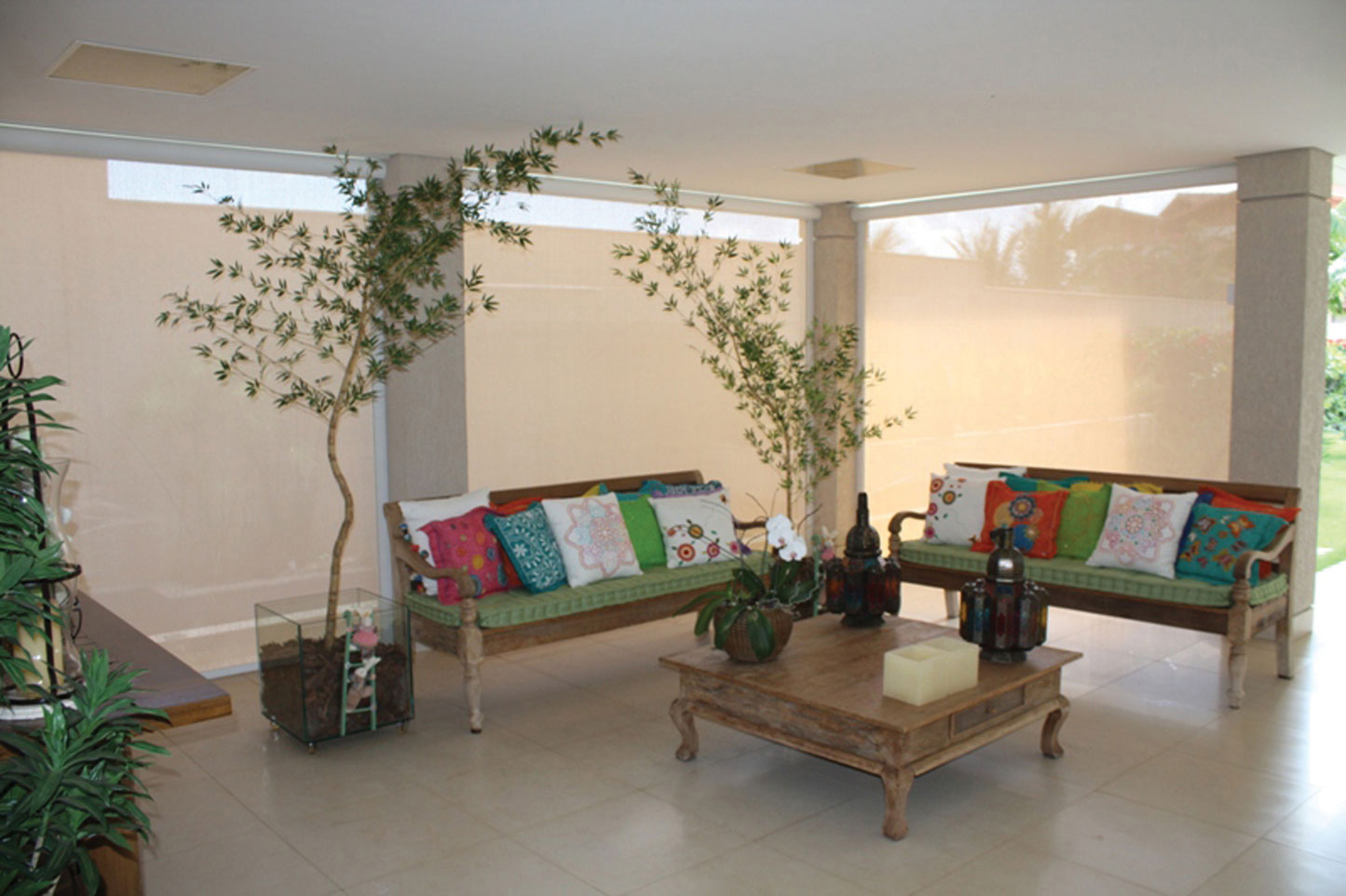 TOLDOS DE FACHADA VERTICAL ZIPLINE VERTICAL ZIPLINE 110 REDONDO - Imagem 5