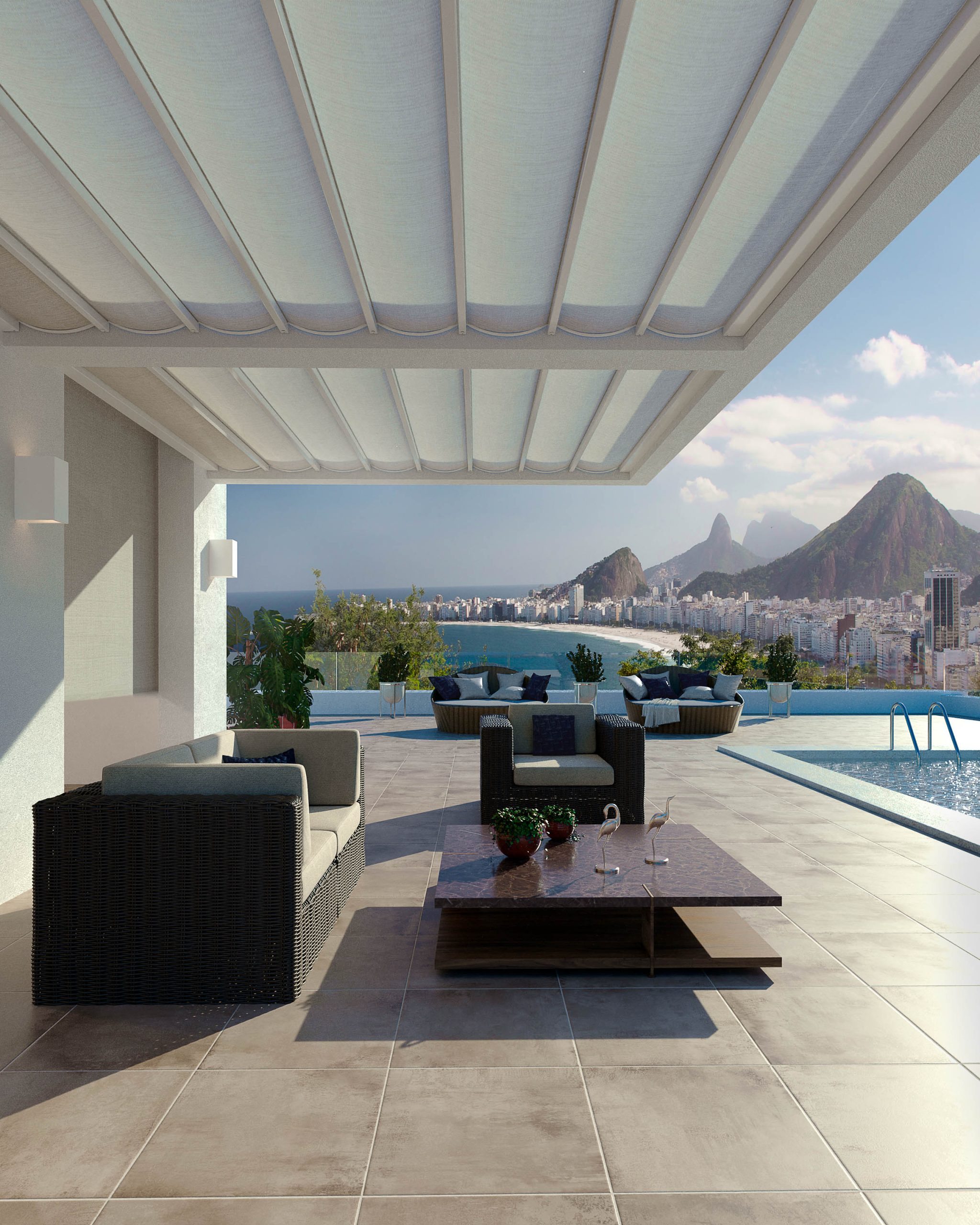 COBERTURAS RETRÁTEIS COBERTURA ROMANA FP500 R - Imagem 3