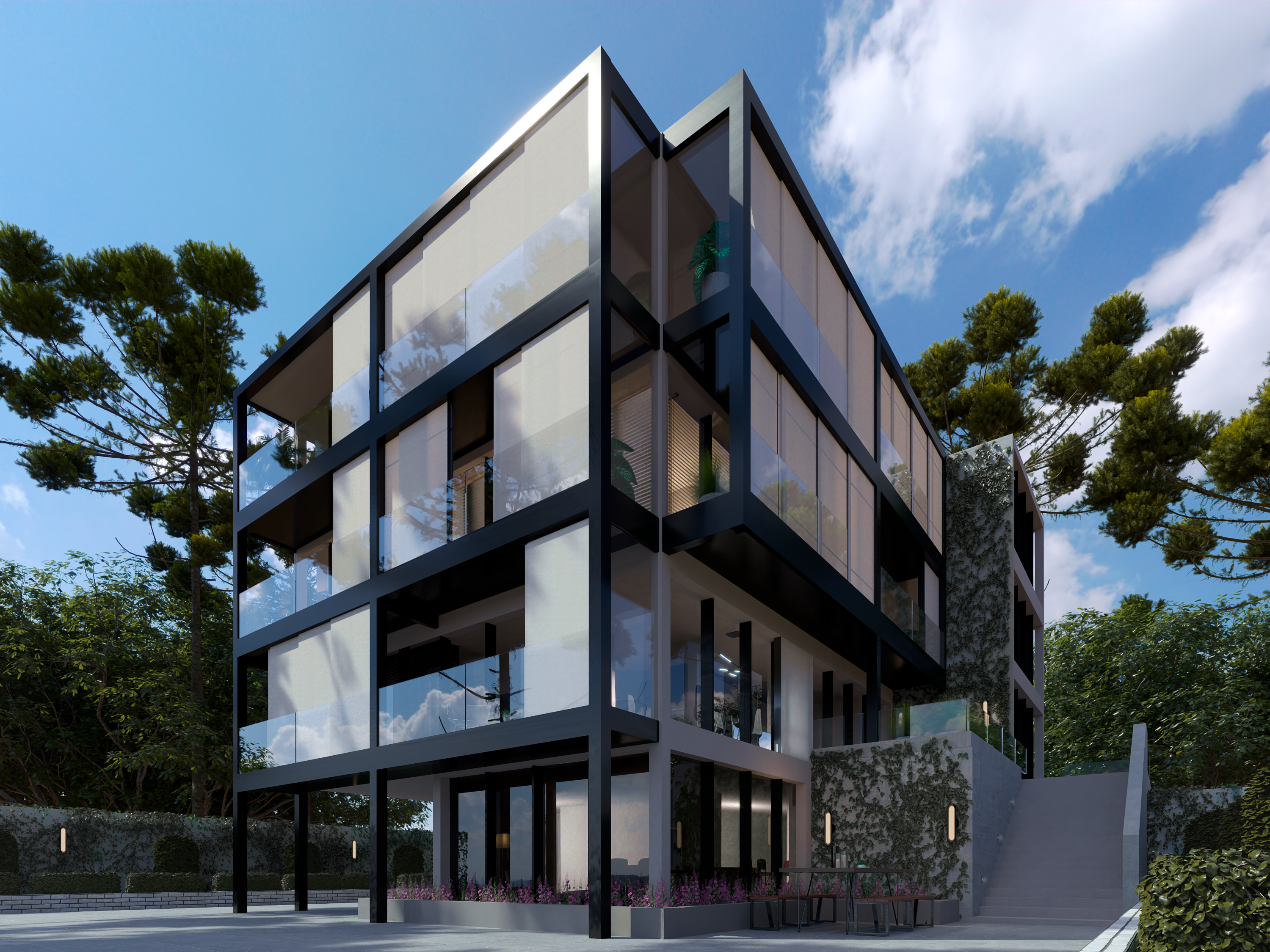 FACHADAS TÊXTEIS REVESTO BRISE DESLIZANTE