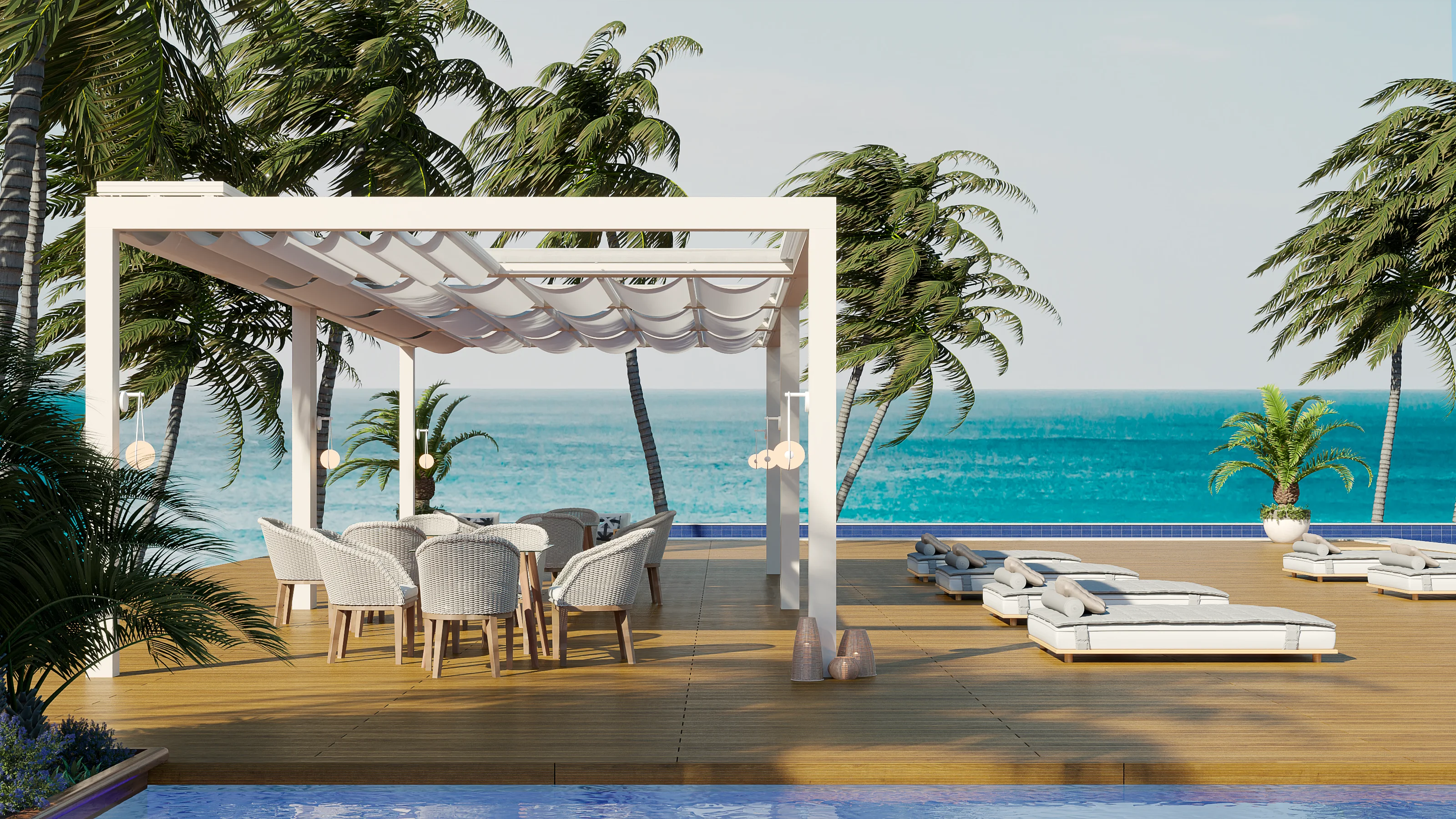 COBERTURAS RETRÁTEIS COBERTURA ROMANA FP500 S